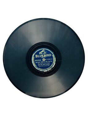 Alvino Rey Im Glad There Is You 10in Shellac Record 78 RPM Bluebird B-11501